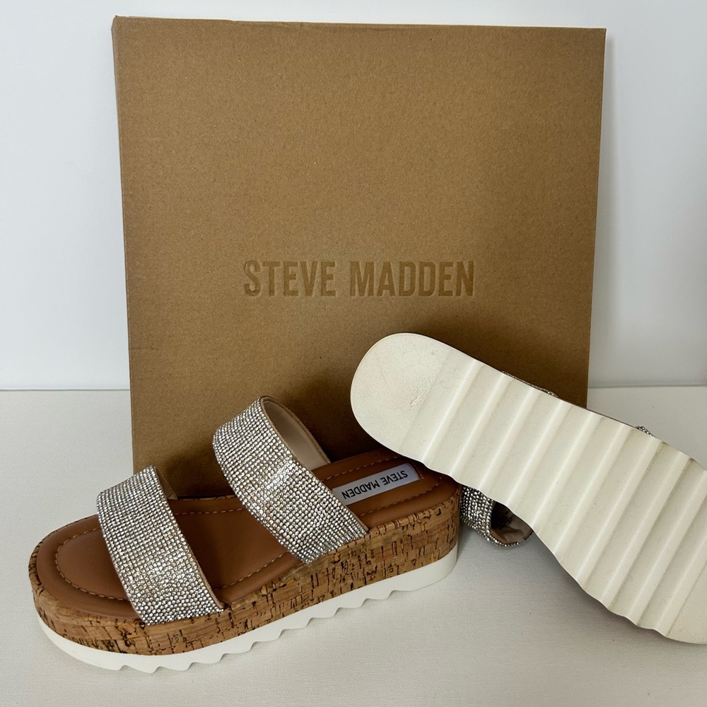 NWOT-Steve Madden platform sandal. Size 6.5 - Picture 3 of 3